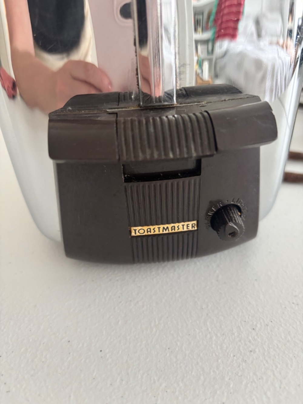Vintage 1950's chrome Toastmaster 1B14 two slice toaster mid century working - Picture 9 of 16
